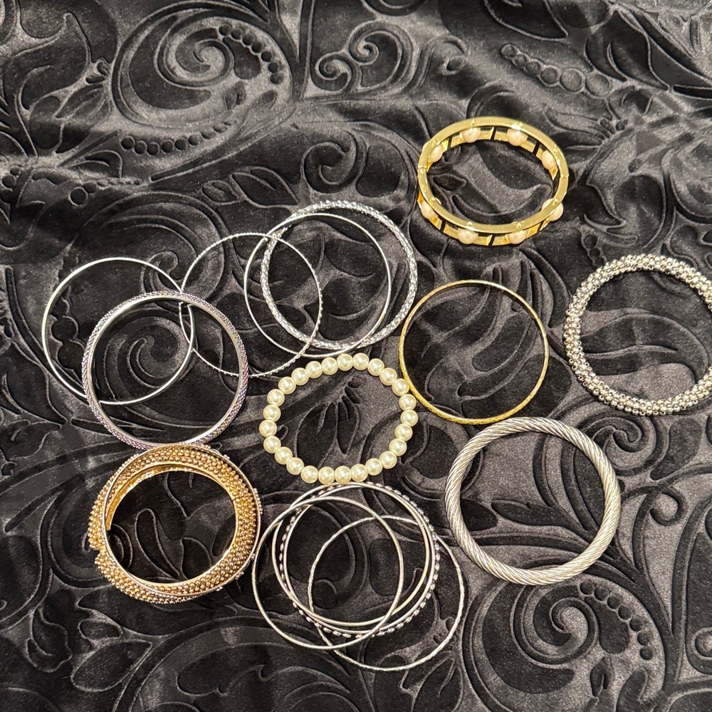 Chic Gold and Silver Bracelet Collection